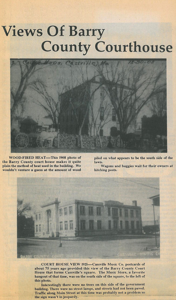 Barry County Courthouse Clipping 1995